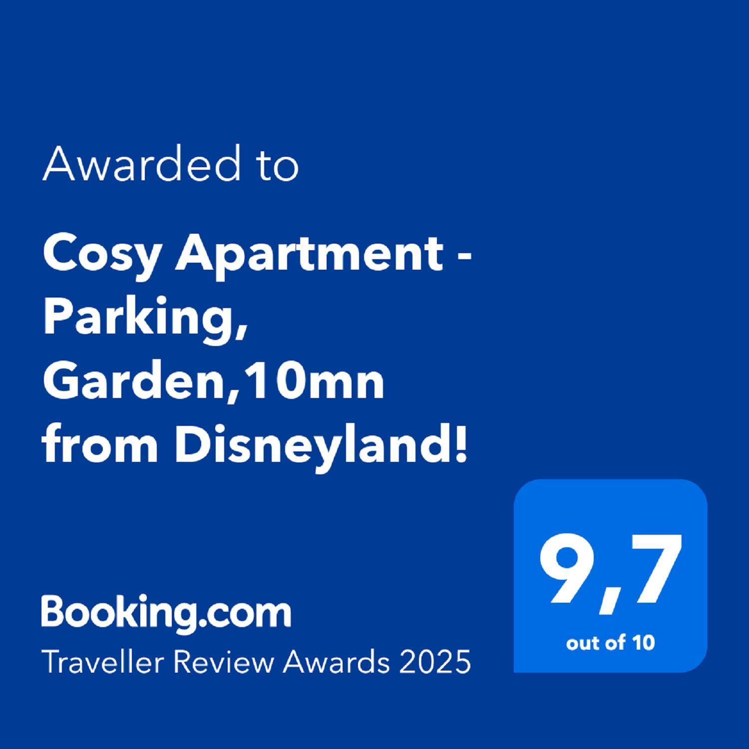 Cosy Apartment - Parking, Garden,10Mn From Disneyland! Montévrain Exteriör bild